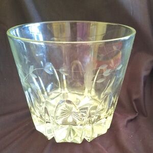 Elegant Etched Ice Bucket